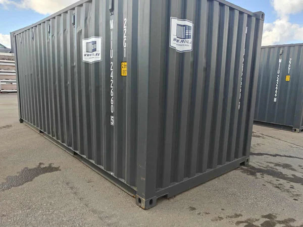 Contenedor maritimo 20 pies gris seminuevo