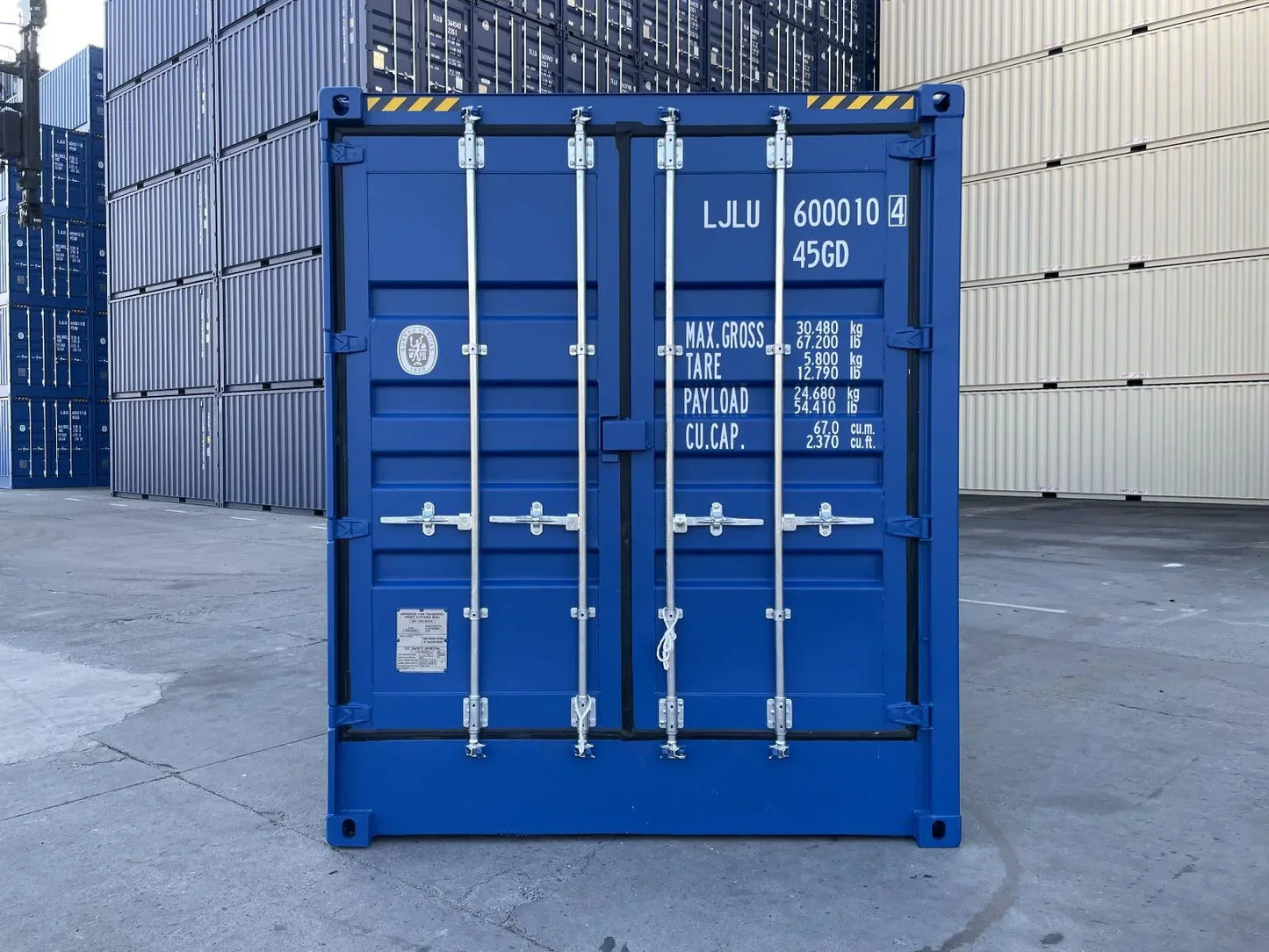 Contenedor Open Side (OS) 40 pies – High Cube | Nuevo Azul