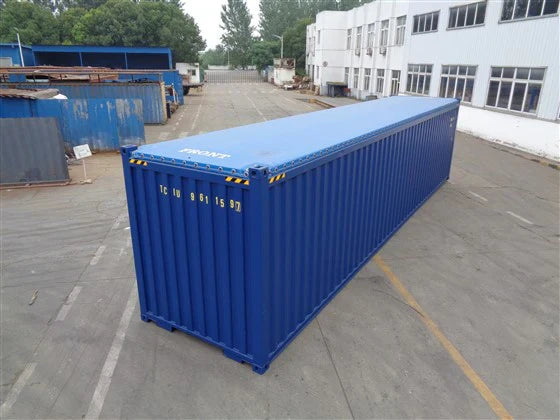 contenedor High Cube Open Tops de 40 pies nuevo Azul