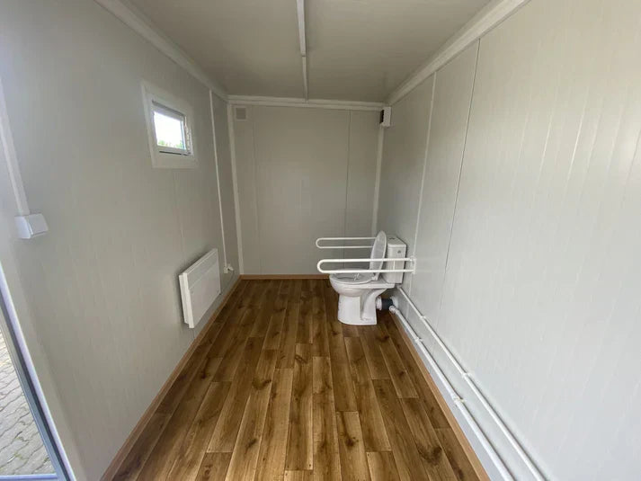 WC Cabina Doble 4×2 m con rampa – Accesible PMR