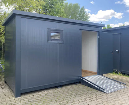 WC Cabina Doble 4×2 m con rampa – Accesible PMR