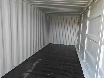 Contenedor maritime 20 pies con Apertura Lateral blanco seminuevo