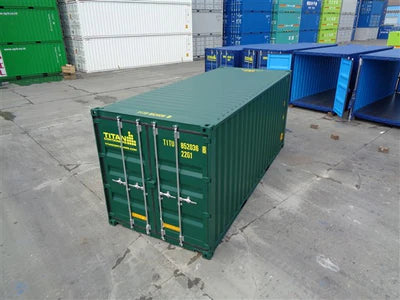 20 pies con puertas en ambos extremos nuevo Verde