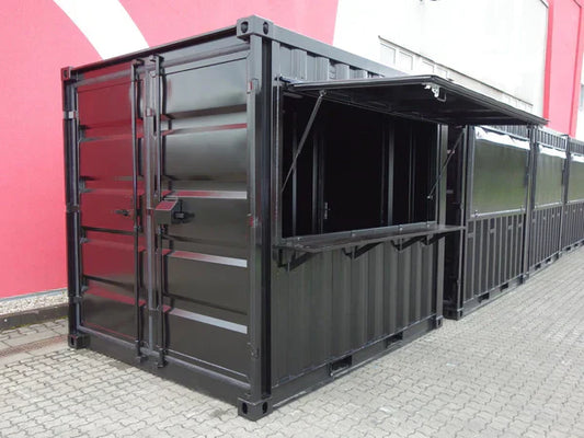 Contenedor de ventas de 10 pies - Nuevo stand de feria